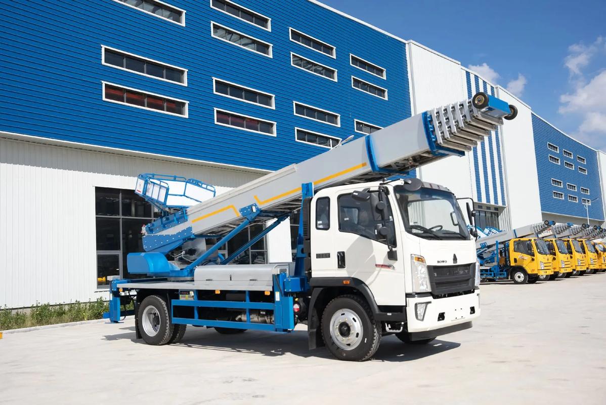 渔薪镇出租云梯车高空作业车 建筑垃圾搬运